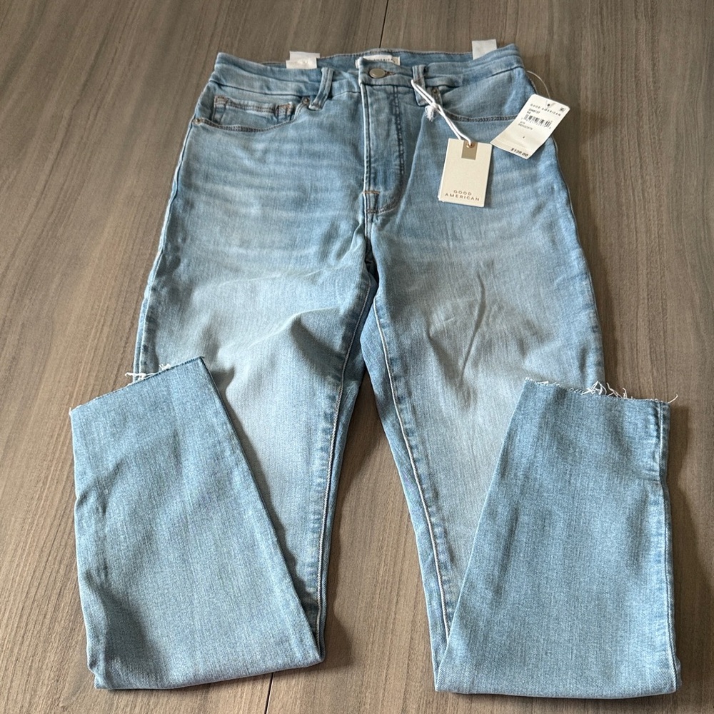 Good American Light Blue Skinny Jeans
